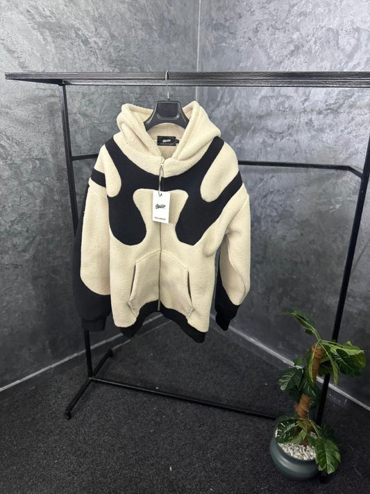 جاكيت شتوي مصنوع من قماش الفرو الناعم